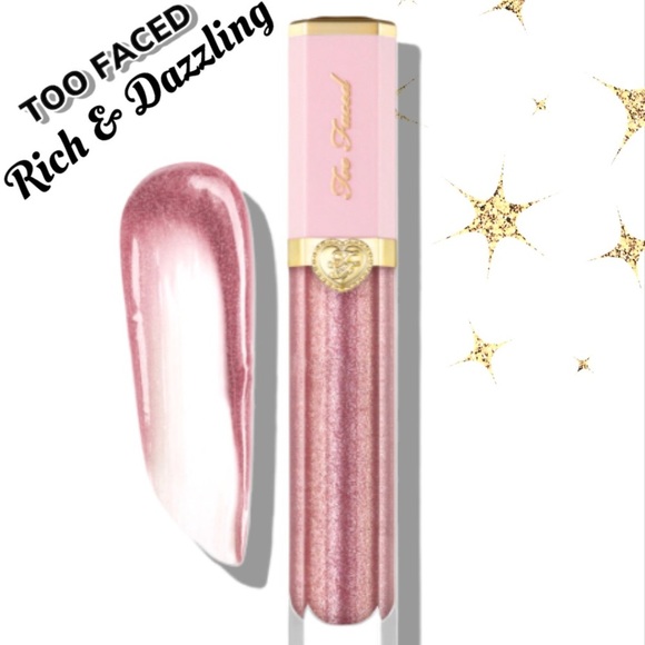 RICH &DAZZLING TOO FACED LIP GlOSS RAISIN THE ROOF